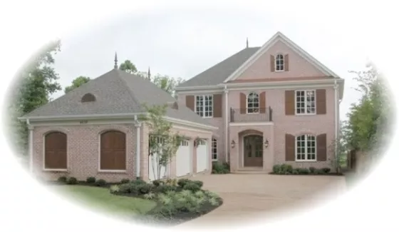 image of french country house plan 8506